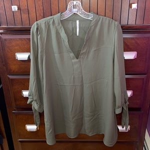 Sage Green Blouse ☘️